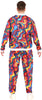 GP86084 – Psychedelic 80s 90s Trainingsanzug – Größe: 48 - 50 (M), 52 - 54 (L) – Farbe: Mehrfarbig