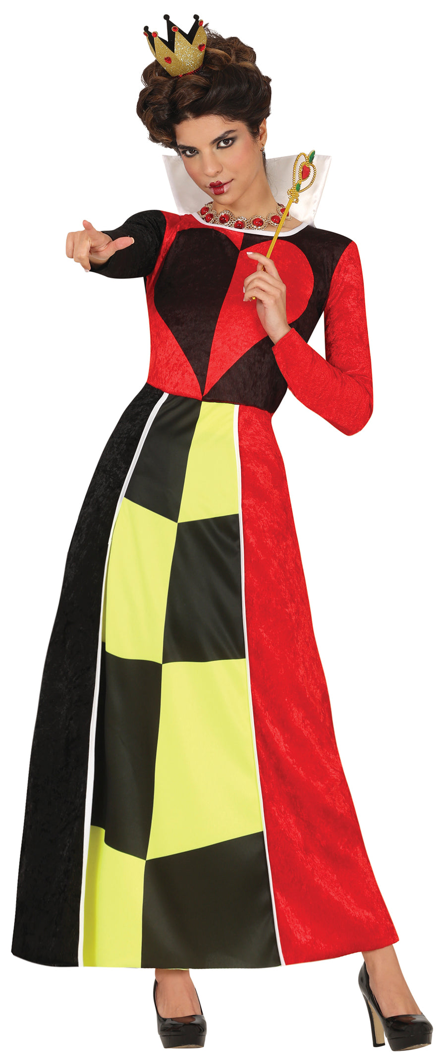 Herzdame Kostüm für Damen rot