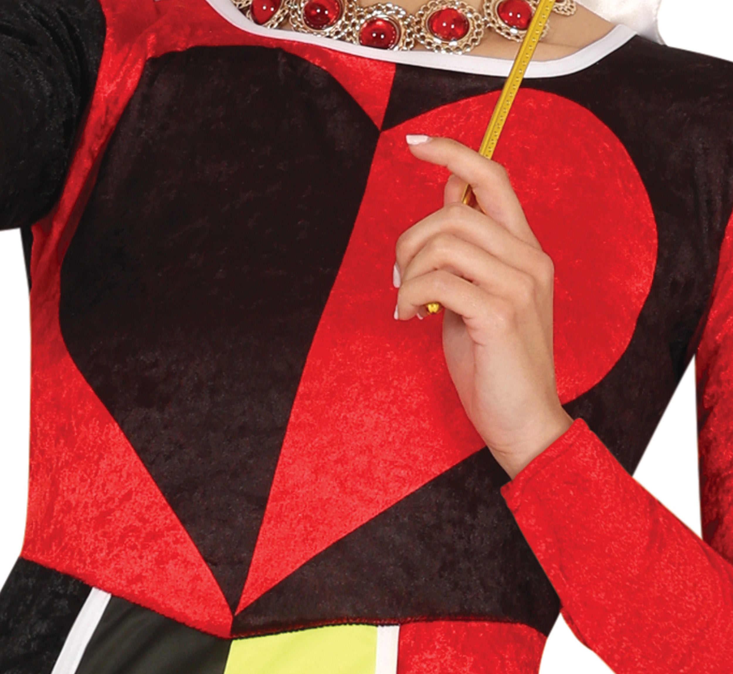 GP86087 – Märchenkönigin Karneval Damenkleid Märchen – Größe: 36 - 38 (S), 38 - 40 (M), 42 - 44 (L) – Farbe: Rot