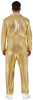 GP86091 – Glamour Gold Prinz Kostüm Anzug – Größe: 46 - 48 (S), 48 - 50 (M), 52 - 54 (L) – Farbe: Gold