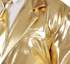 GP86091 – Glamour Gold Prinz Kostüm Anzug – Größe: 46 - 48 (S), 48 - 50 (M), 52 - 54 (L) – Farbe: Gold