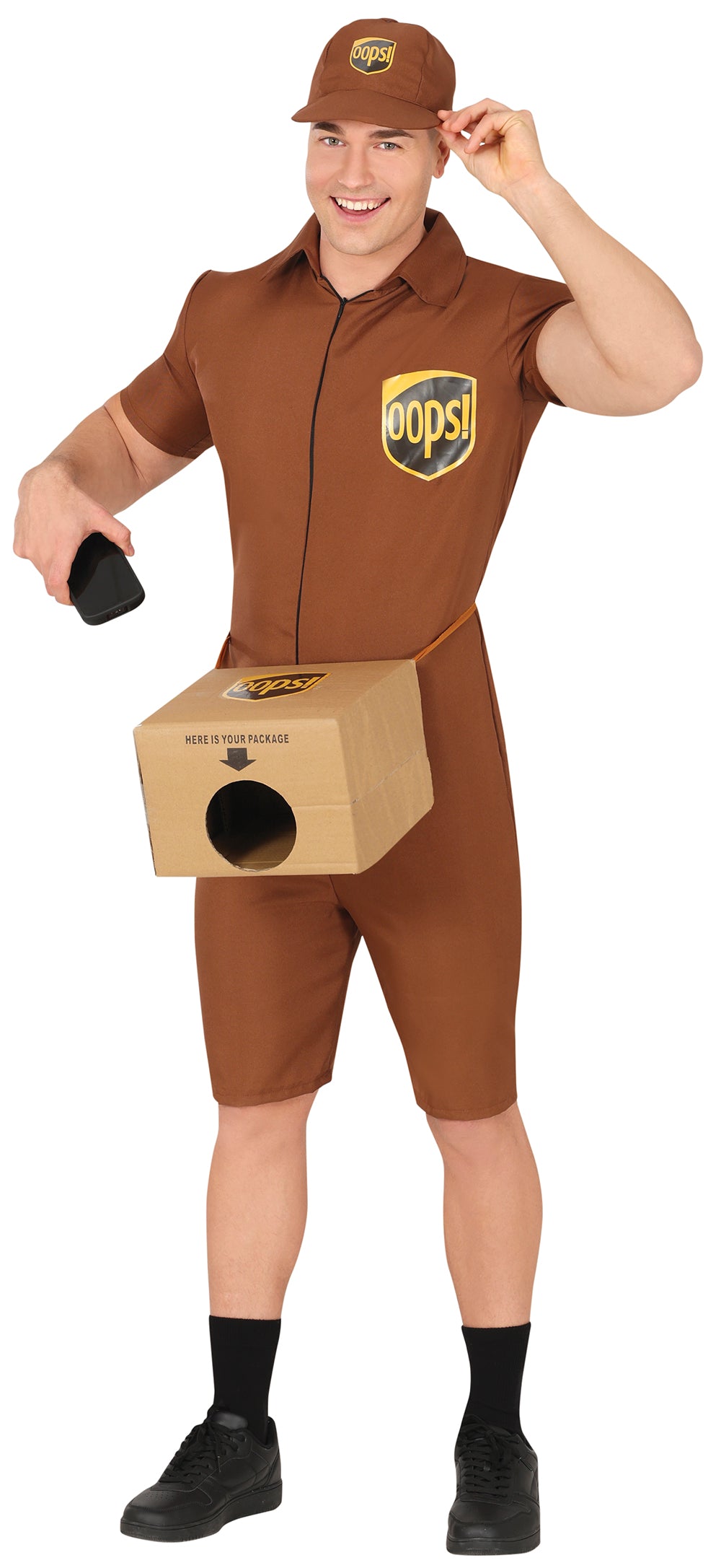 GP86108 – Junggesellenabschied Spaß Paket Lieferant – Größe: 48 - 50 (M), 52 - 54 (L) – Farbe: Braun