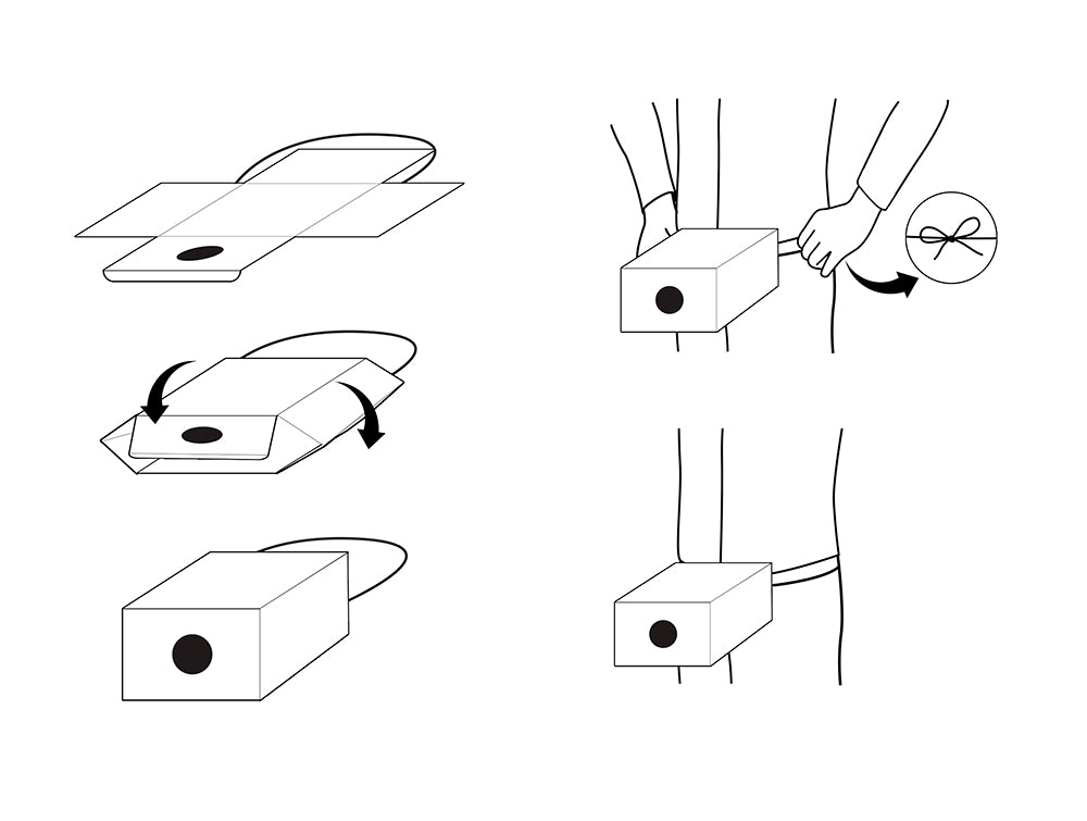GP86108 – Junggesellenabschied Spaß Paket Lieferant – Größe: 48 - 50 (M), 52 - 54 (L) – Farbe: Braun