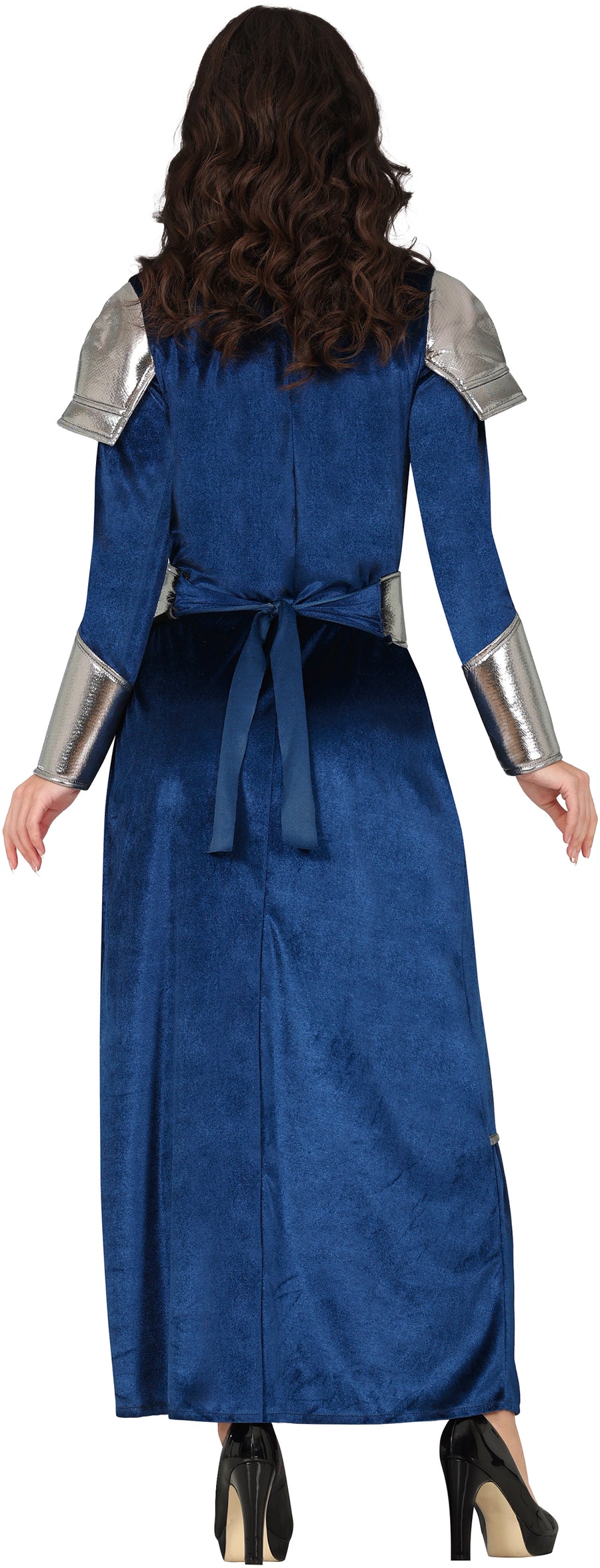 GP86113 – Ritterin Mittelalter Gewand Blau – Größe: 36 - 38 (S), 38 - 40 (M), 42 - 44 (L) – Farbe: Blau, Ansicht 2