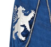Ritterin Mittelalter Gewand Blau, Bild 5