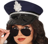 GP86121 – Polizei SWAT Karnevalskostüm Uniform – Größe: 36 - 38 (S), 38 - 40 (M), 42 - 44 (L) – Farbe: Blau