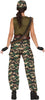 GP86125 – Militär Uniform Camouflage Kostüm Set – Größe: 36 - 38 (S), 38 - 40 (M), 42 - 44 (L) – Farbe: Grün
