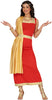 GP86137 – Roemer Toga Tunica Rot Gold Antikes Rom – Größe: 36 - 38 (S), 38 - 40 (M), 42 - 44 (L) – Farbe: Rot