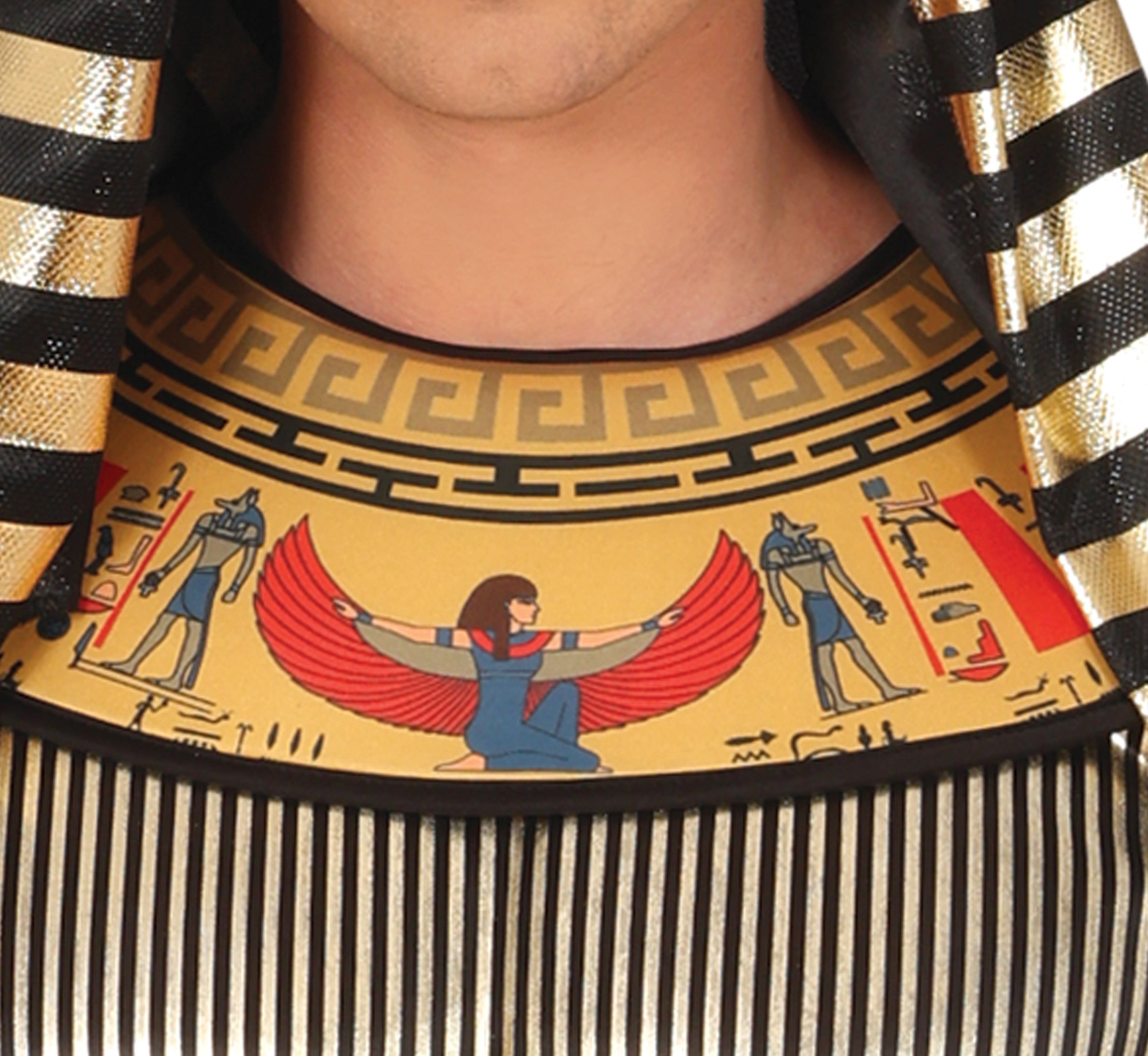 GP86144 – Ägypten Kostüm Pharao Karneval – Größe: 48 - 50 (M), 52 - 54 (L) – Farbe: Schwarz