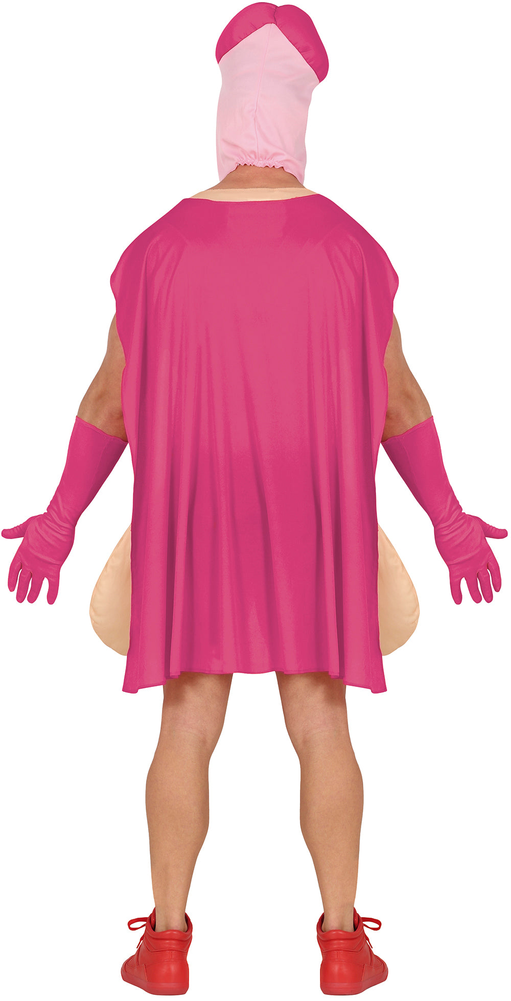 GP86161 – Superhelden Abenteuerfigur Maske Umhang – Größe: 52 - 54 (L) – Farbe: Beige
