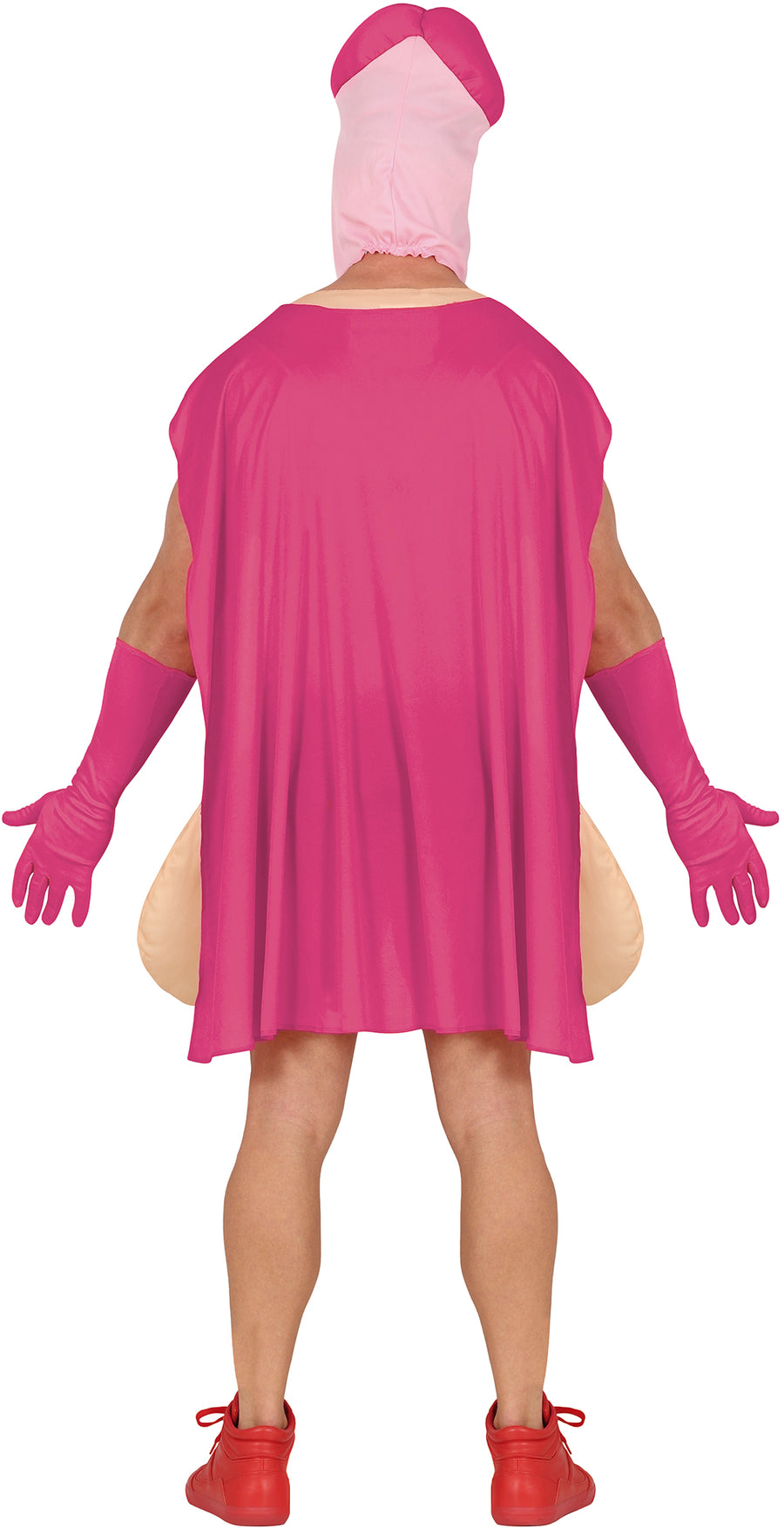 GP86161 – Superhelden Abenteuerfigur Maske Umhang – Größe: 52 - 54 (L) – Farbe: Beige, Ansicht 2