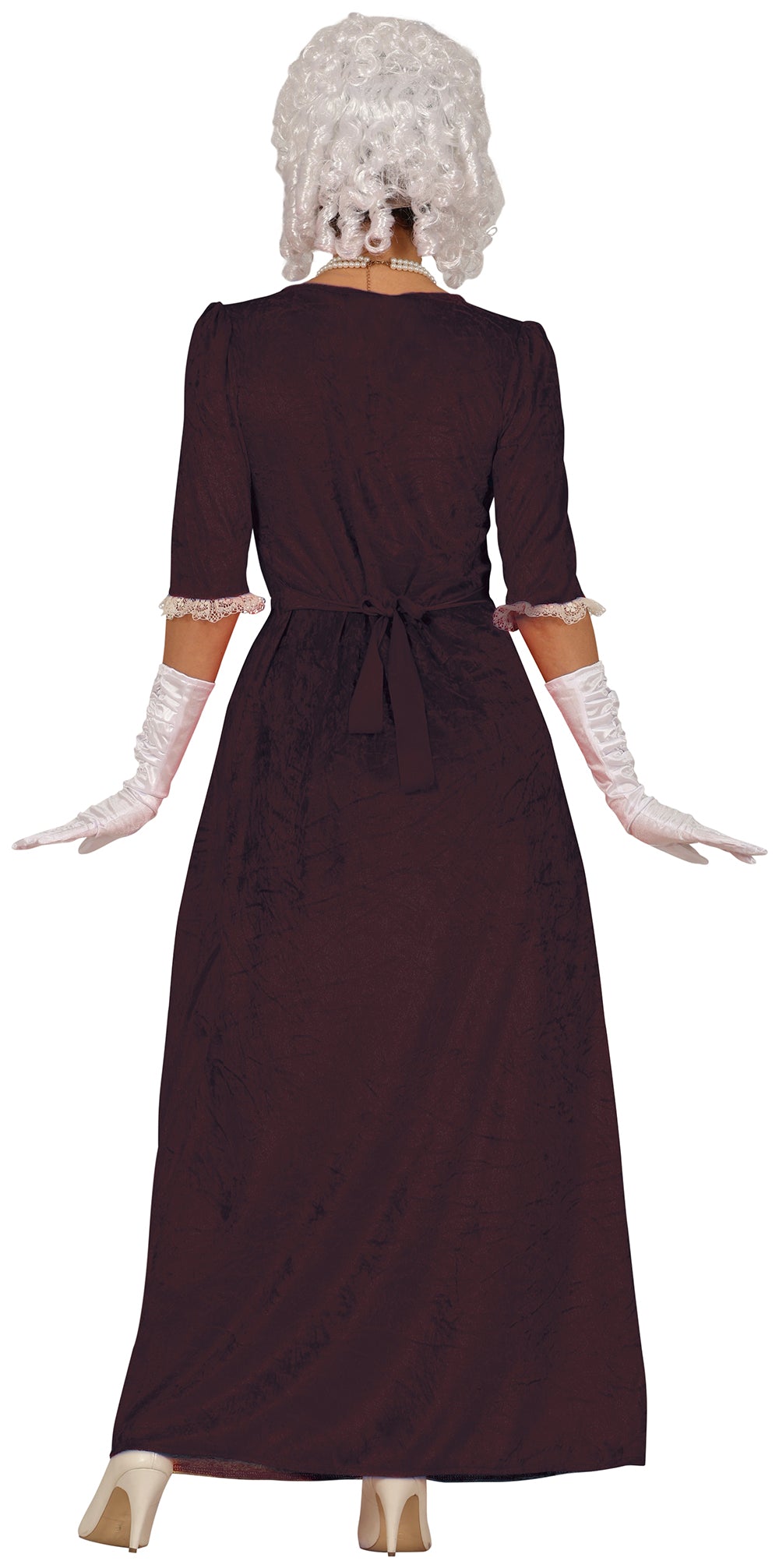 GP86163 – Marquise Kostüm Schwarz Beige Antike – Größe: 36 - 38 (S), 38 - 40 (M), 42 - 44 (L) – Farbe: Rot