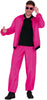 GP86180 – Kultiger 80er Jogginganzug Pink Fitness – Größe: 48 - 50 (M), 52 - 54 (L) – Farbe: Pink