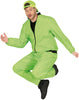 GP86187 – Retro 80s 90s Karneval Outfit – Größe: 48 - 50 (M), 52 - 54 (L) – Farbe: Grün