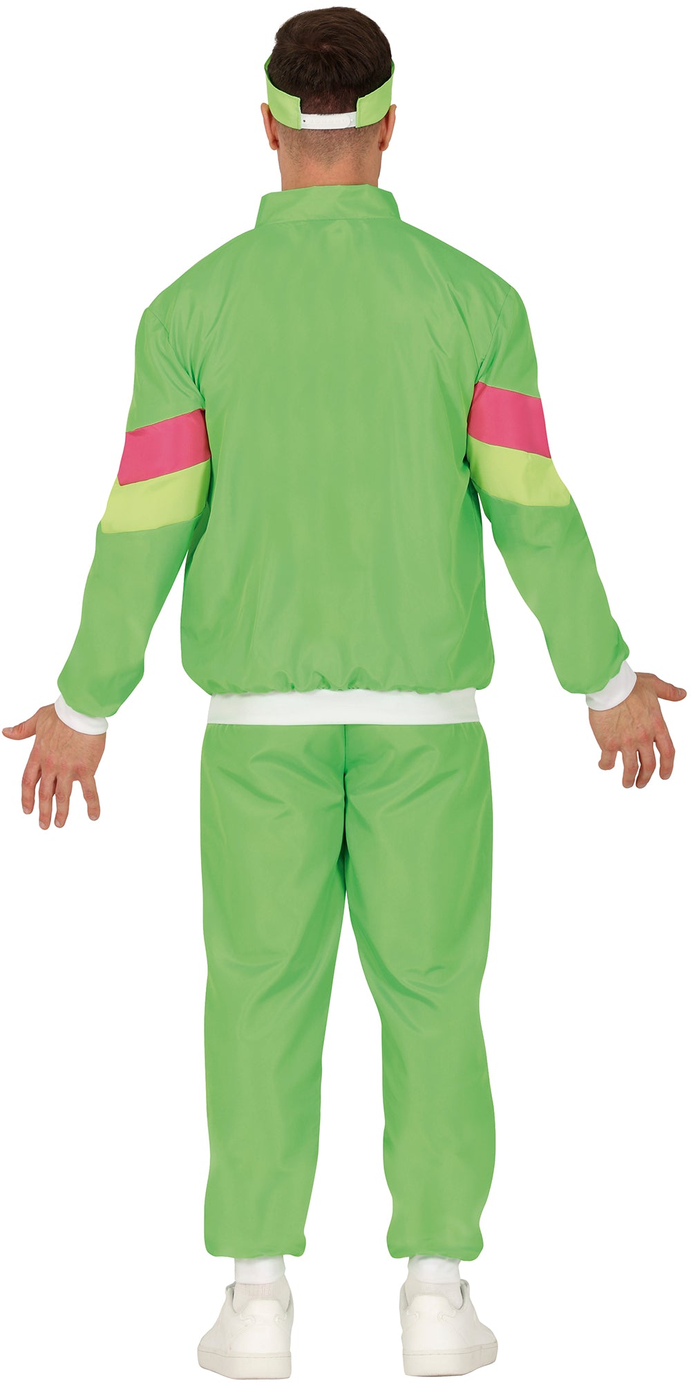 GP86194 – 80er Retro Trainingsanzug Karneval – Größe: 48 - 50 (M), 52 - 54 (L) – Farbe: Mehrfarbig