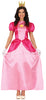 GP86205 – Prinzessin Märchen Königin Kleid Videospiel – Größe: 36 - 38 (S), 38 - 40 (M), 42 - 44 (L) – Farbe: Pink