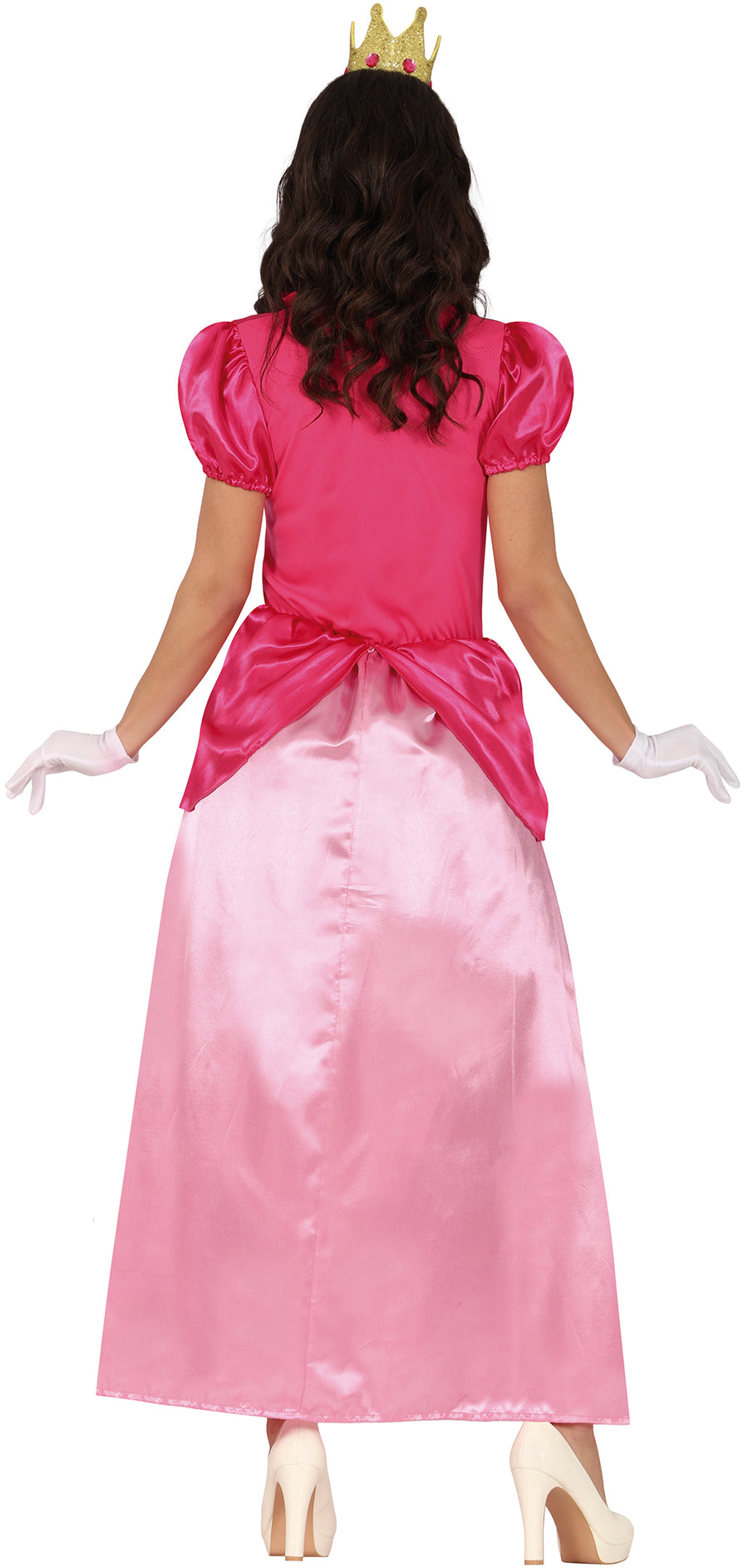 GP86205 – Prinzessin Märchen Königin Kleid Videospiel – Größe: 36 - 38 (S), 38 - 40 (M), 42 - 44 (L) – Farbe: Pink, Ansicht 2