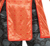 GP86213 – Weltkultur Drachenkostüm Rot Schwarz – Größe: 36 - 38 (S), 38 - 40 (M), 42 - 44 (L) – Farbe: Rot