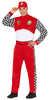 GP86221 – Sportlicher Rennfahrer Karneval Kostüm – Größe: 48 - 50 (M), 52 - 54 (L) – Farbe: Rot