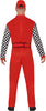 GP86221 – Sportlicher Rennfahrer Karneval Kostüm – Größe: 48 - 50 (M), 52 - 54 (L) – Farbe: Rot
