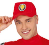GP86221 – Sportlicher Rennfahrer Karneval Kostüm – Größe: 48 - 50 (M), 52 - 54 (L) – Farbe: Rot