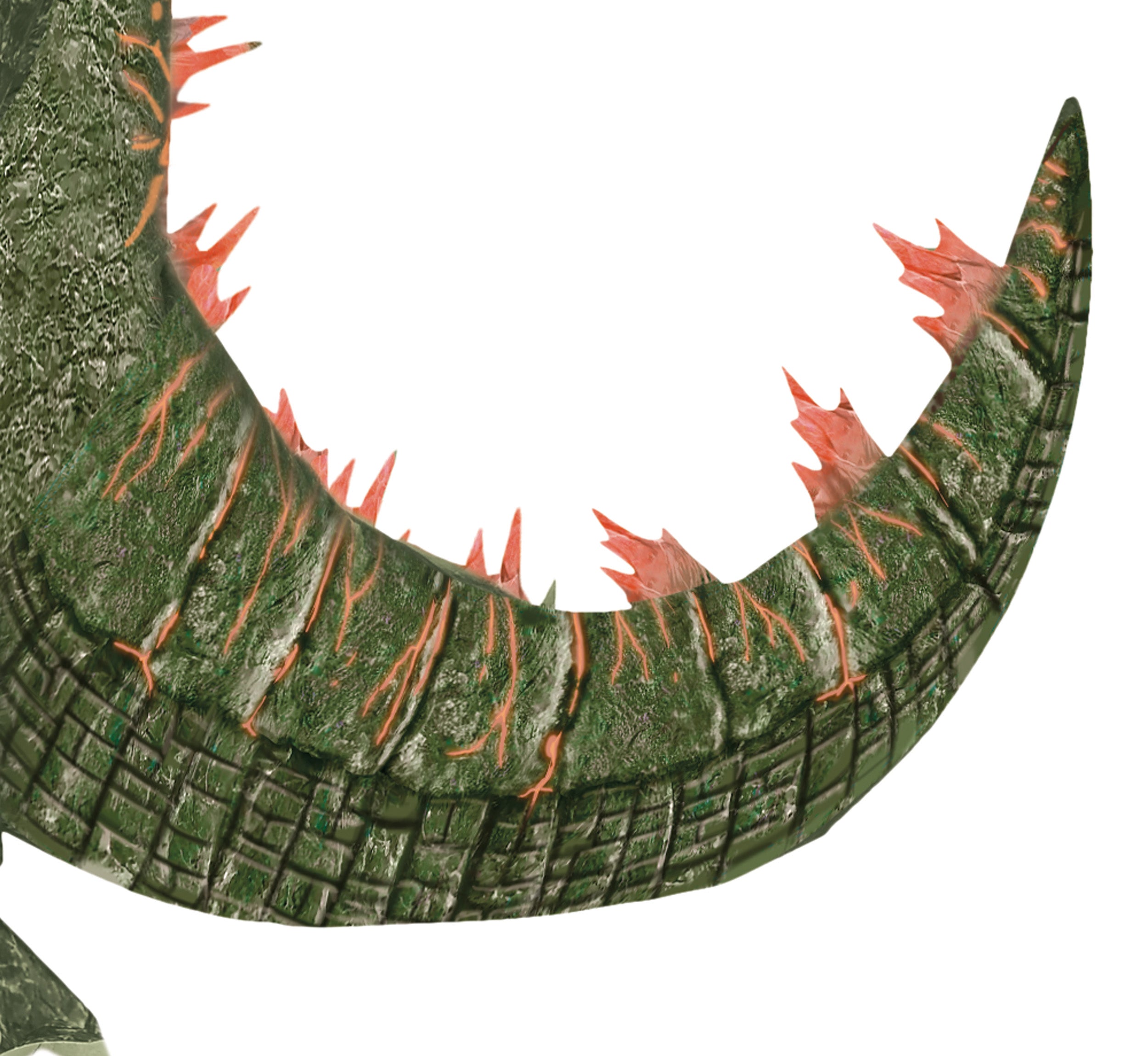 GP86223 – Tier Riese Luftgestalt Dino Grün Rot – Größe: 52 - 54 (L) – Farbe: Grün