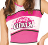 GP86224 – Sportliches Cheerleader Outfit – Größe: 36 - 38 (S), 38 - 40 (M), 42 - 44 (L) – Farbe: Pink