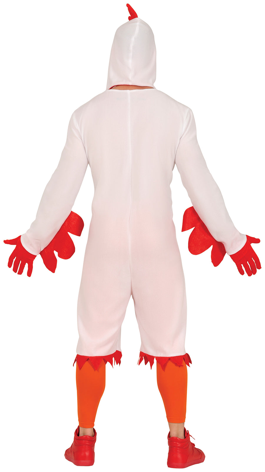 GP86228 – Tierkarneval Spaßvogel Jumpsuit – Größe: 48 - 50 (M), 52 - 54 (L) – Farbe: Weiß, Ansicht 2