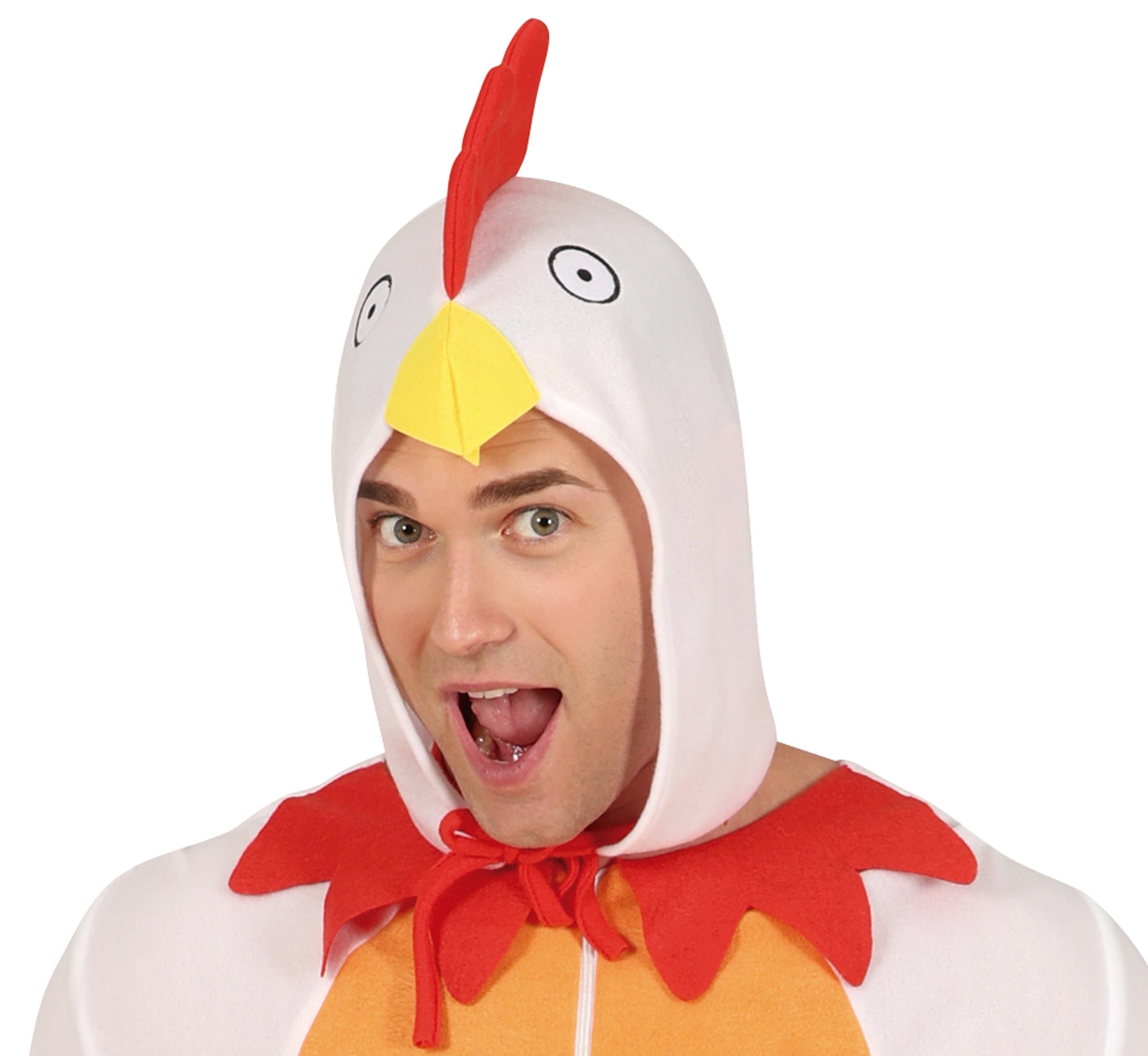 GP86228 – Tierkarneval Spaßvogel Jumpsuit – Größe: 48 - 50 (M), 52 - 54 (L) – Farbe: Weiß