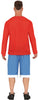 GP86231 – Pirat Abenteuerfigur Karneval Kostüm – Größe: 14 - 16 Jahre, 48 - 50 (M), 52 - 54 (L) – Farbe: Rot