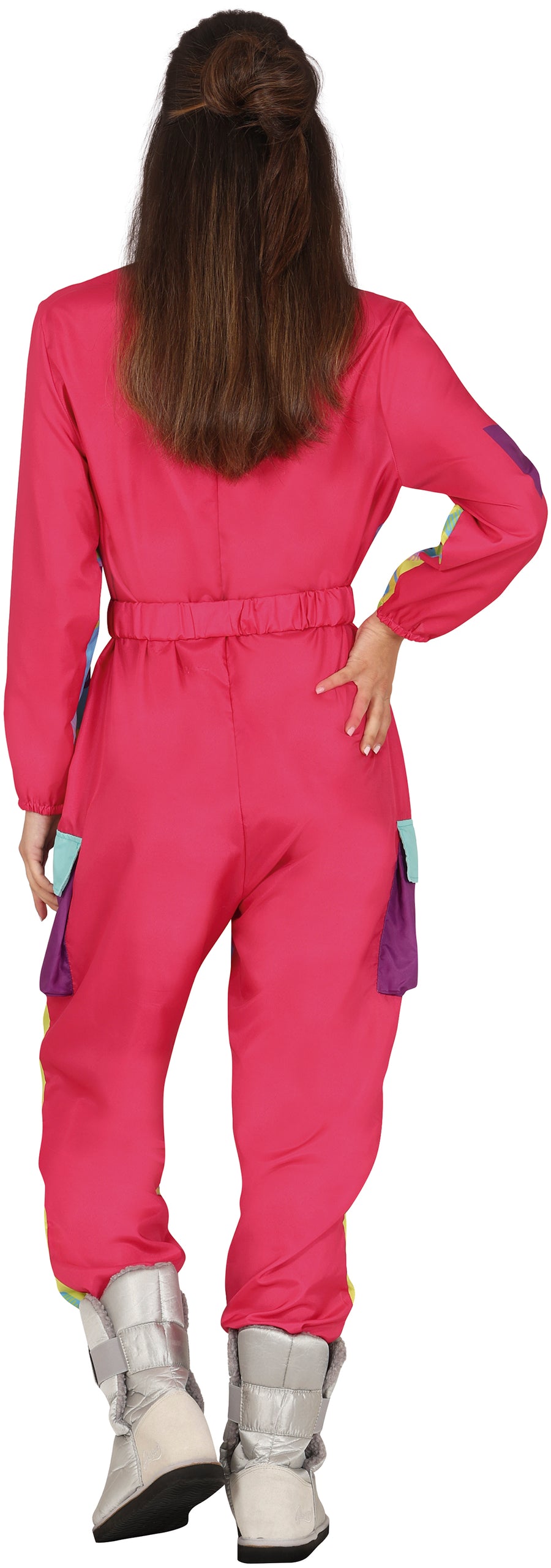 GP86243 – Sport Retro Anzug Karneval – Größe: 36 - 38 (S), 38 - 40 (M), 42 - 44 (L) – Farbe: Mehrfarbig, Ansicht 2