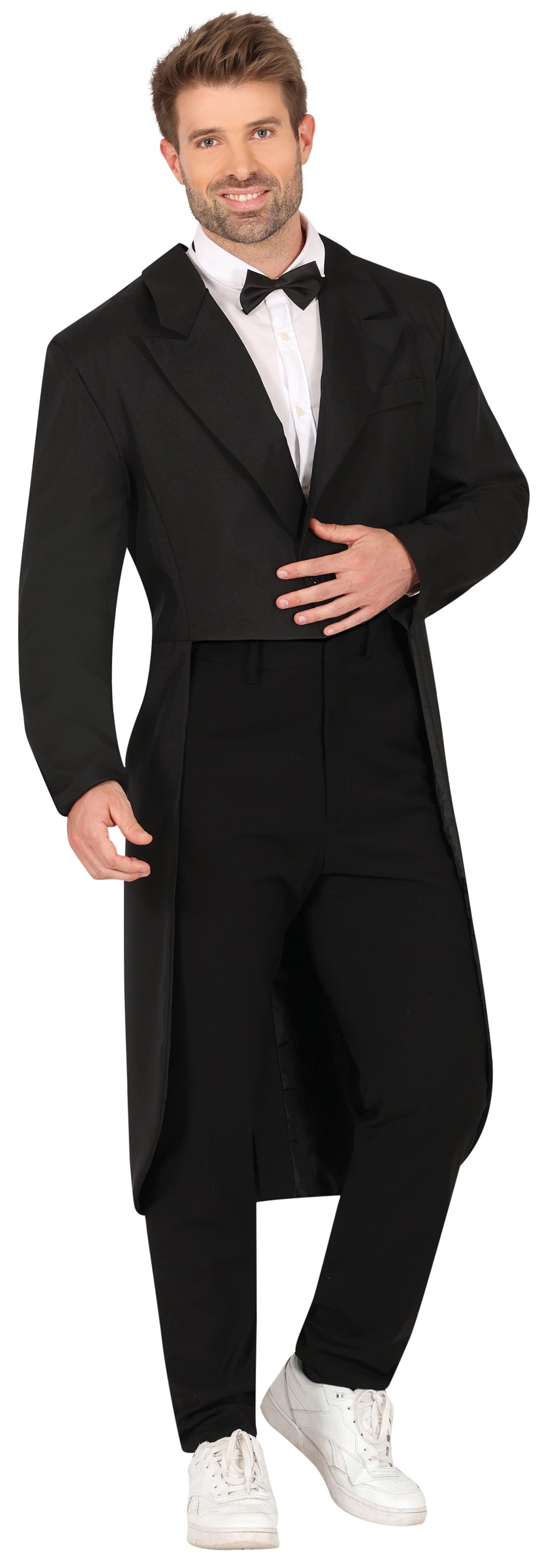 GP86269 – Butler Kostüm Schwarz Karneval Klassisch – Größe: 48 - 50 (M), 52 - 54 (L) – Farbe: Schwarz