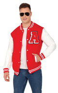 College Jacke für Herren rot Varsity