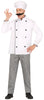 GP86279 – Koch Karnevals Kostüm Chef Mütze – Größe: 48 - 50 (M), 52 - 54 (L) – Farbe: Weiß
