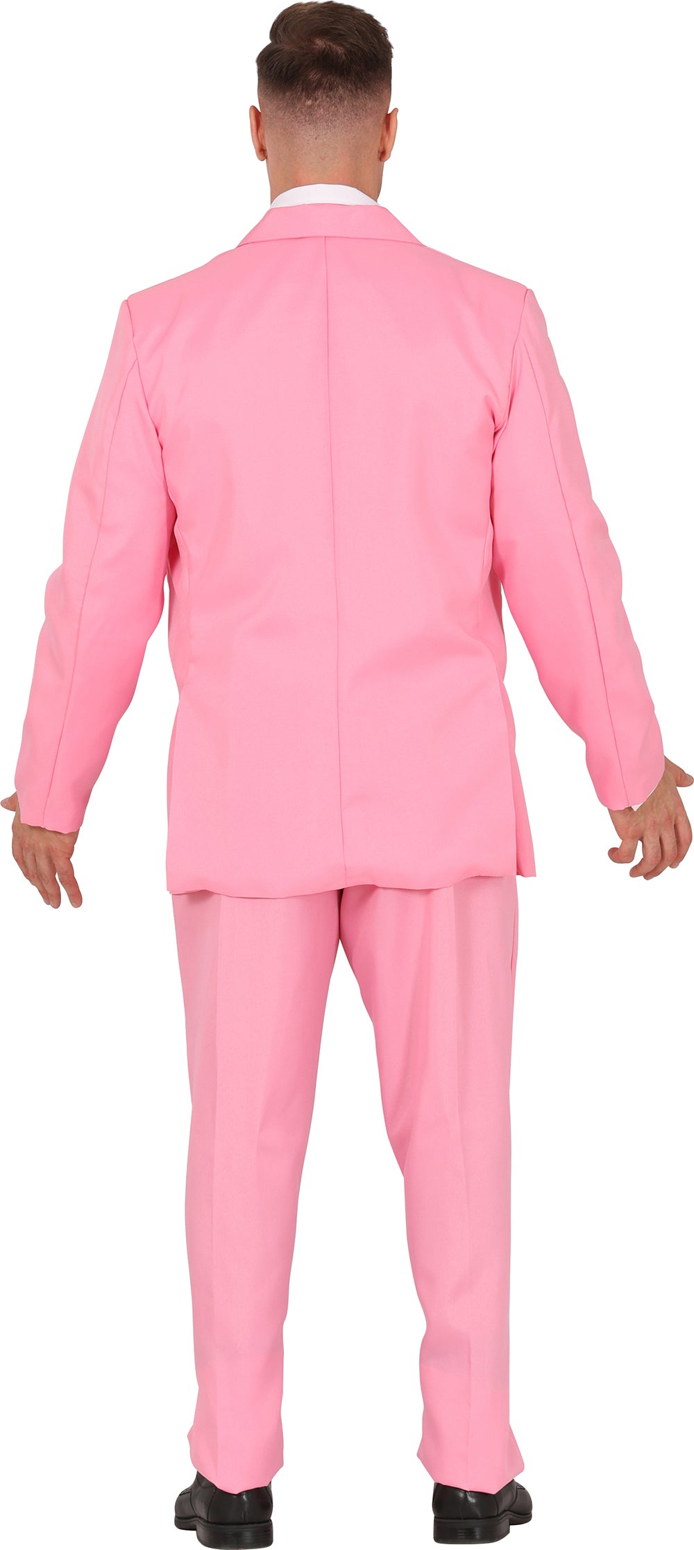 GP86287 – Karneval Held Pink Eleganz Anzug Krawatte – Größe: 46 - 48 (S), 48 - 50 (M), 52 - 54 (L) – Farbe: Pink