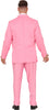 GP86287 – Karneval Held Pink Eleganz Anzug Krawatte – Größe: 46 - 48 (S), 48 - 50 (M), 52 - 54 (L) – Farbe: Pink