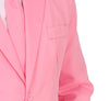 GP86287 – Karneval Held Pink Eleganz Anzug Krawatte – Größe: 46 - 48 (S), 48 - 50 (M), 52 - 54 (L) – Farbe: Pink
