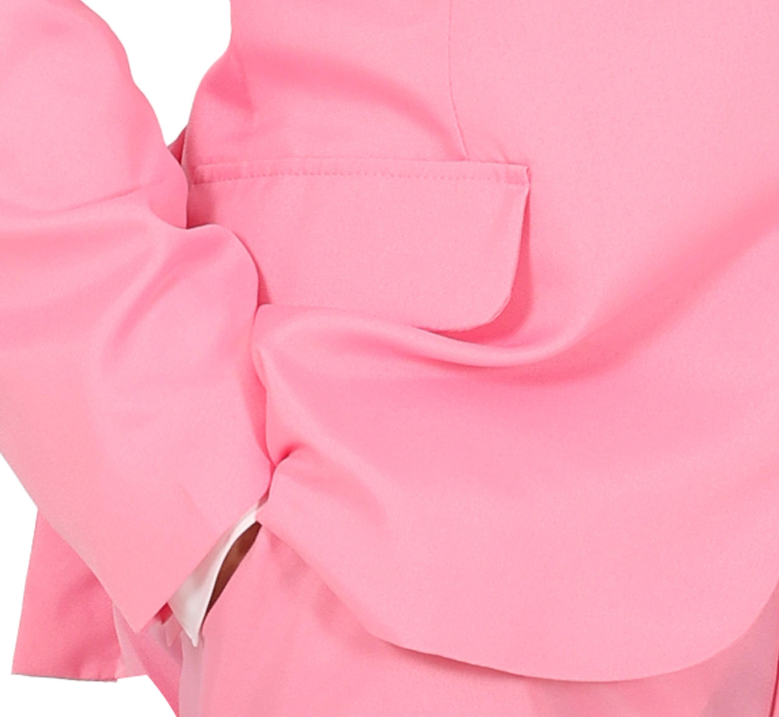 GP86287 – Karneval Held Pink Eleganz Anzug Krawatte – Größe: 46 - 48 (S), 48 - 50 (M), 52 - 54 (L) – Farbe: Pink