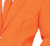 GP86291 – Karnevalsheld Orange Anzug – Größe: 46 - 48 (S), 48 - 50 (M), 52 - 54 (L) – Farbe: Orange