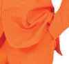 GP86291 – Karnevalsheld Orange Anzug – Größe: 46 - 48 (S), 48 - 50 (M), 52 - 54 (L) – Farbe: Orange