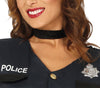 GP88652 – Polizei Karneval Uniform Cappello Abito – Größe: 44 - 46 (XL) – Farbe: Rot