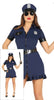 GP88236 – Polizei Abenteuer Kostüm Blau Mütze – Größe: 44 - 46 (XL) – Farbe: Blau