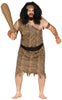 GP84816 – Troglodyten Steinzeit Kostüm Karneval – Größe: 56 - 58 (XXL) – Farbe: Braun
