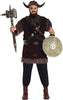 GP80415 – Wikinger Krieger Kostümhelm Hörner – Größe: 56 - 58 (XXL) – Farbe: Braun