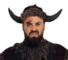 GP80415 – Wikinger Krieger Kostümhelm Hörner – Größe: 56 - 58 (XXL) – Farbe: Braun