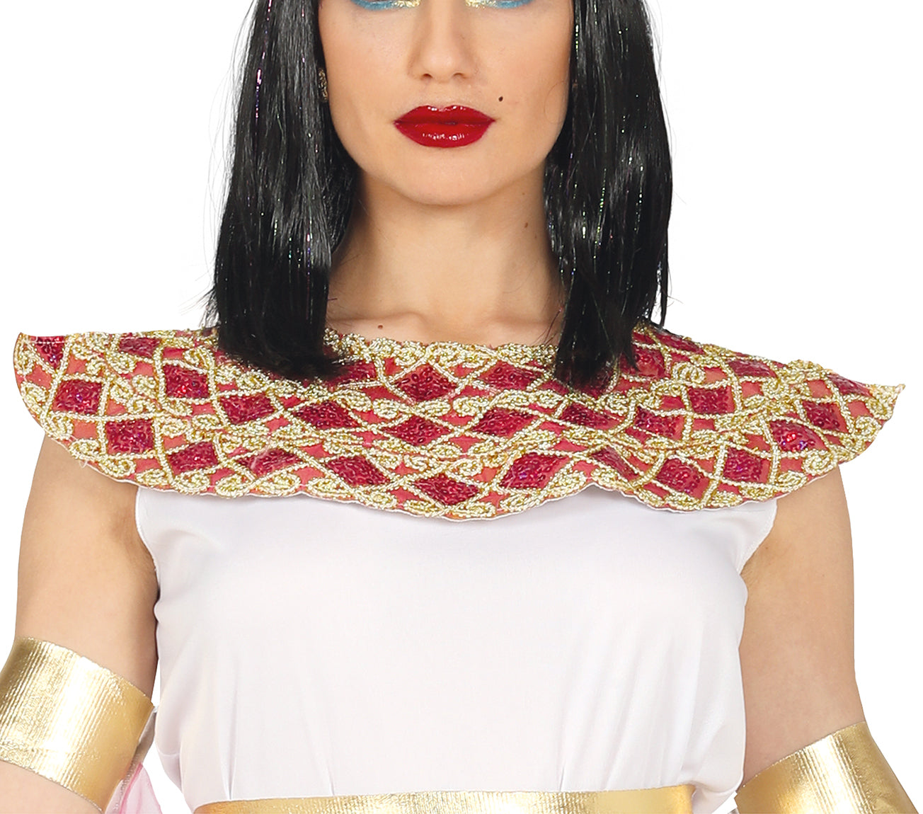 GP88298 – Ägypten Kleopatra Königin Karnevalskostüm – Größe: 44 - 46 (XL) – Farbe: Weiß