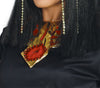 GP80870 – Ägyptische Prinzessin Nefertiti Kostüm – Größe: 44 - 46 (XL) – Farbe: Schwarz