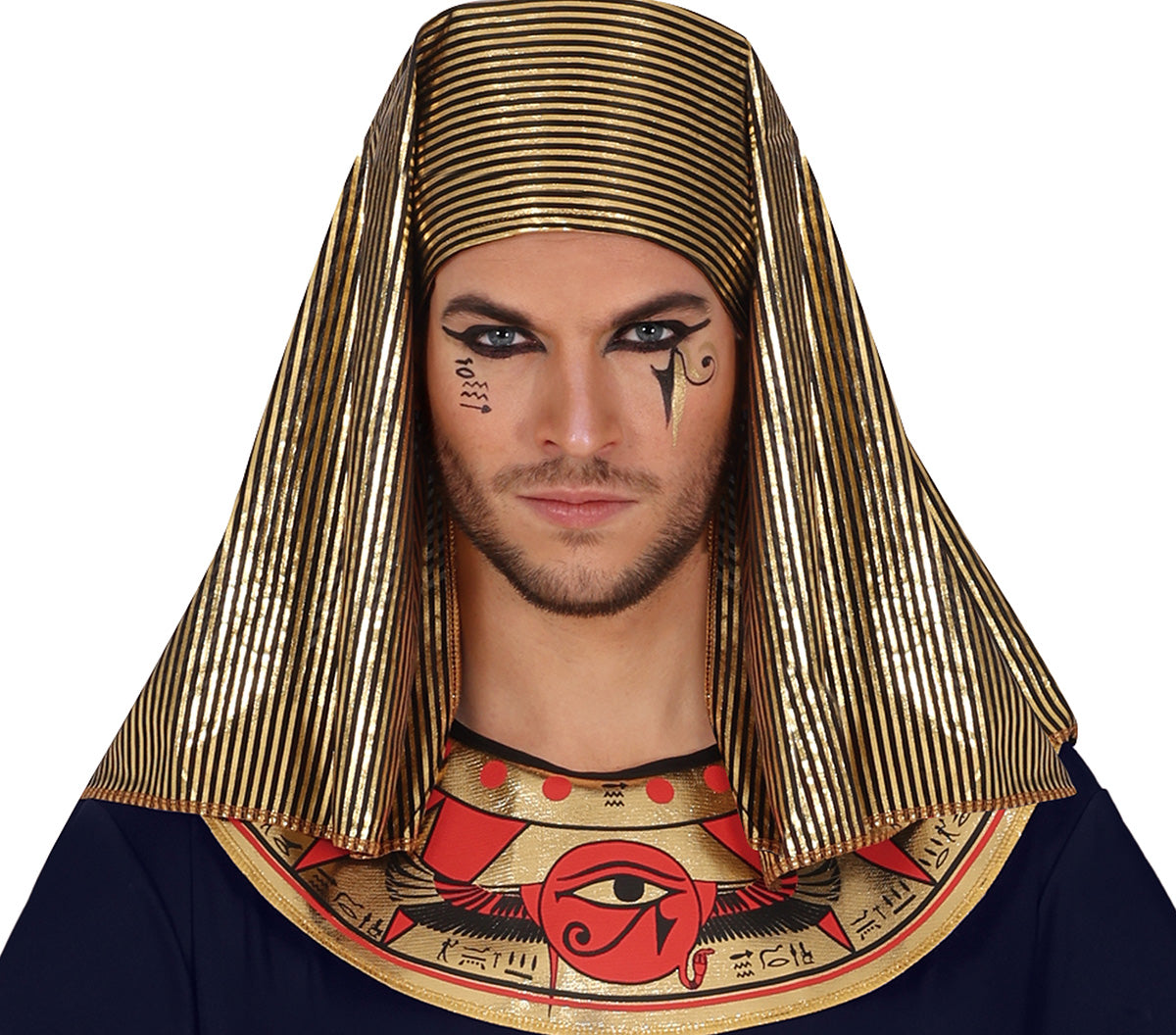 GP80297 – Ägyptischer Pharao Antikes Gewand – Größe: 54 - 56 (XL) – Farbe: Schwarz