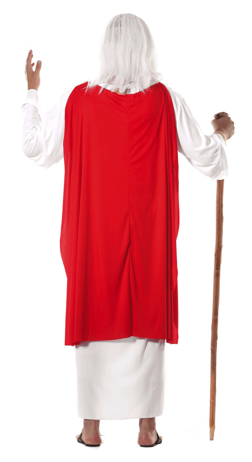 GP84864 – Gallischer Druide Kostüm Karneval – Größe: 54 - 56 (XL) – Farbe: Weiß