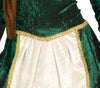 GP80801 – Prinzessin Mittelalter Kleid Karneval – Größe: 44 - 46 (XL) – Farbe: Grün